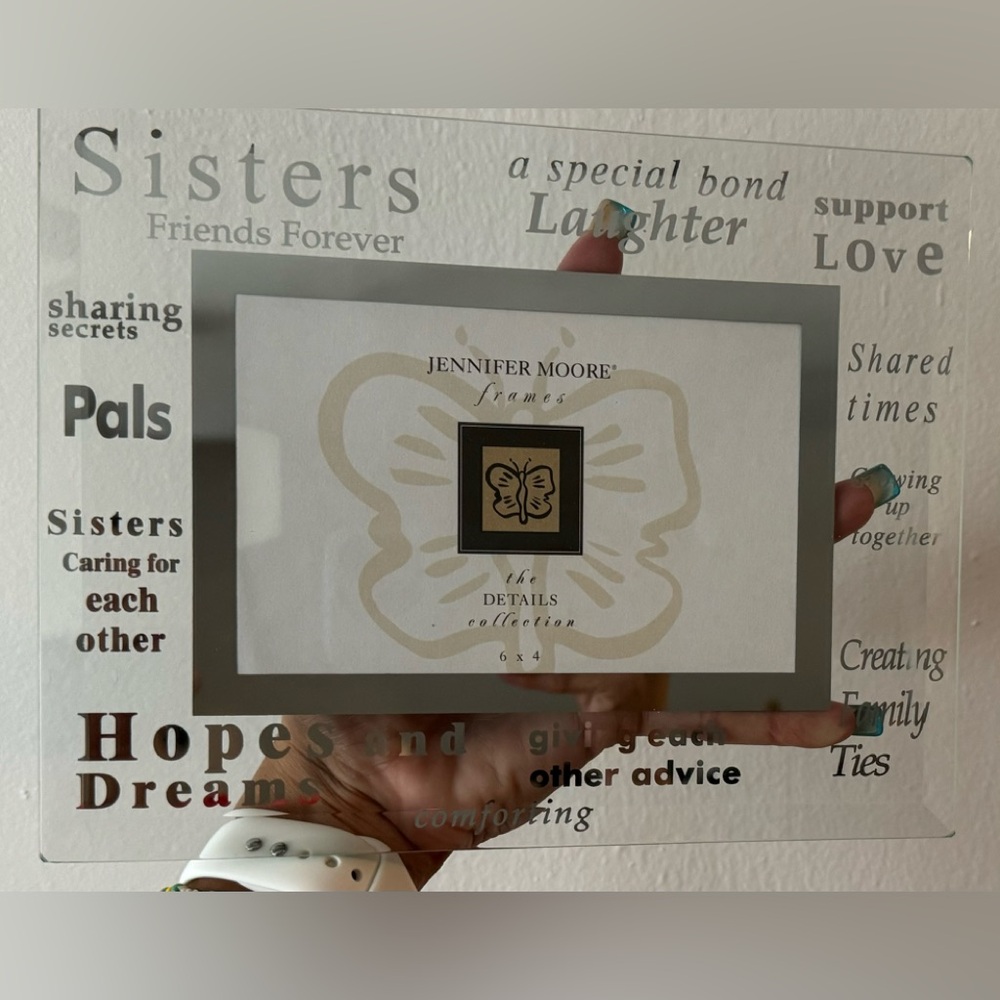 Jennifer Moore Glass Photo Frame 6x4